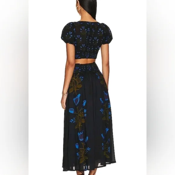 🦠NWOT Free People Sage Green Summer Skirt Set - Picture 3 of 7